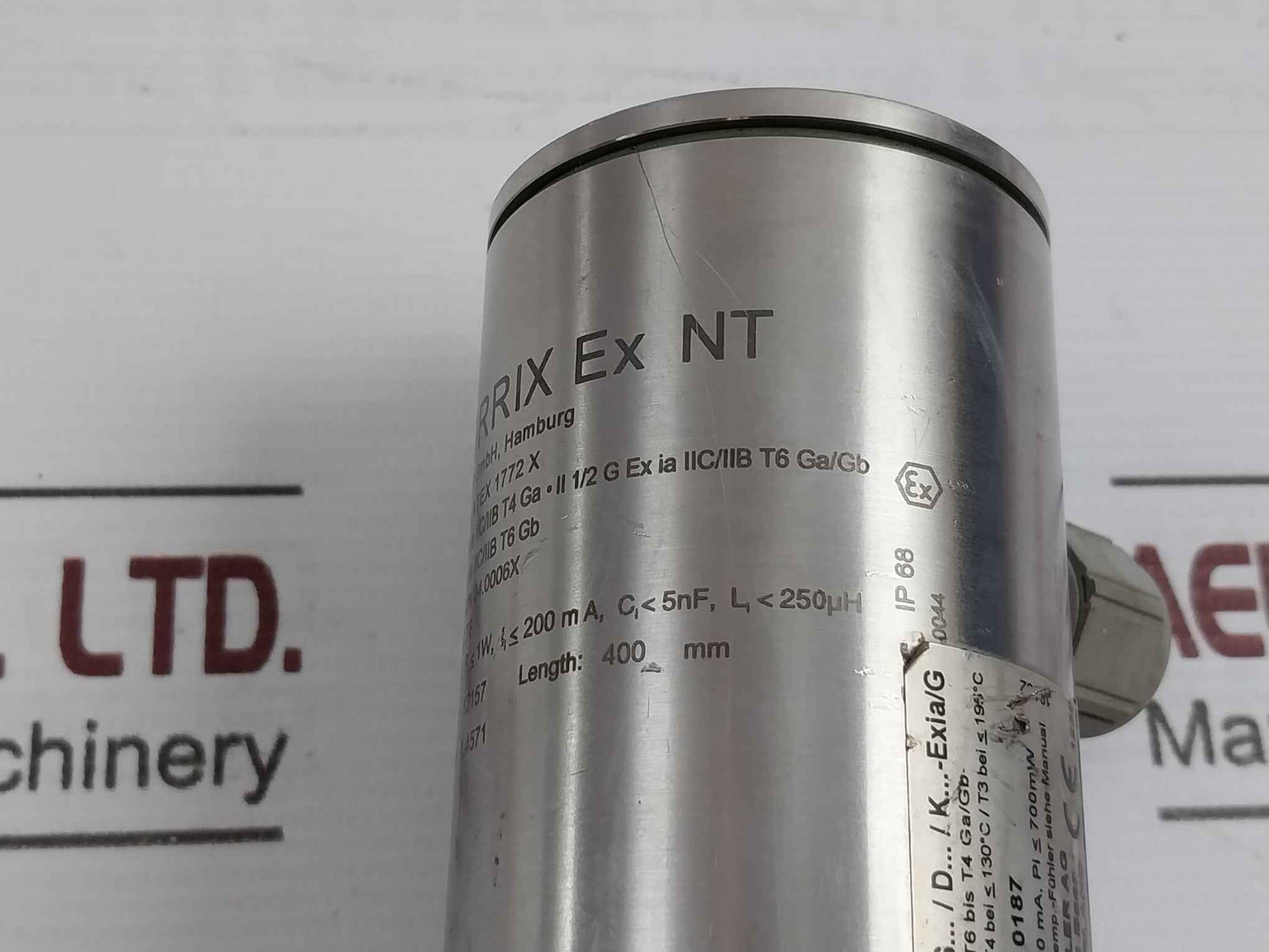 Heinrich Kubler Ren-20887/1 Temperature Sensor 0/40 Bar Ip68 30V 1W 200 Ma