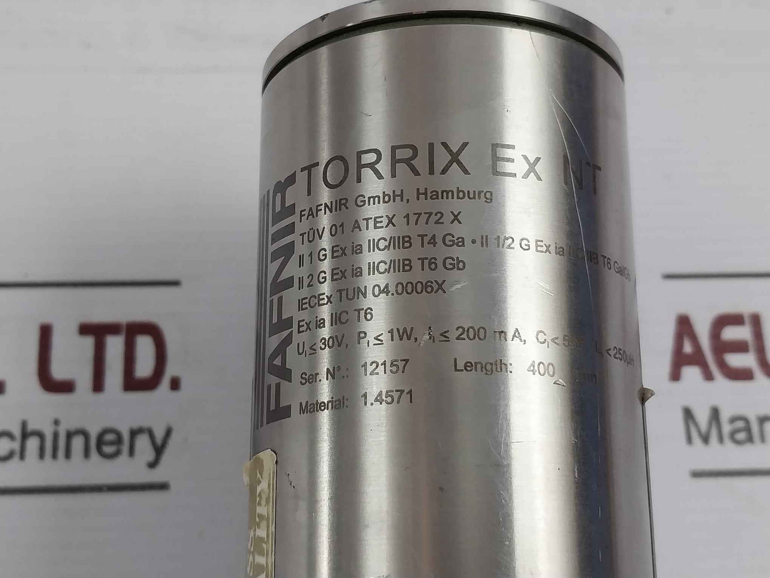 Heinrich Kubler Ren-20887/1 Temperature Sensor 0/40 Bar Ip68 30V 1W 200 Ma