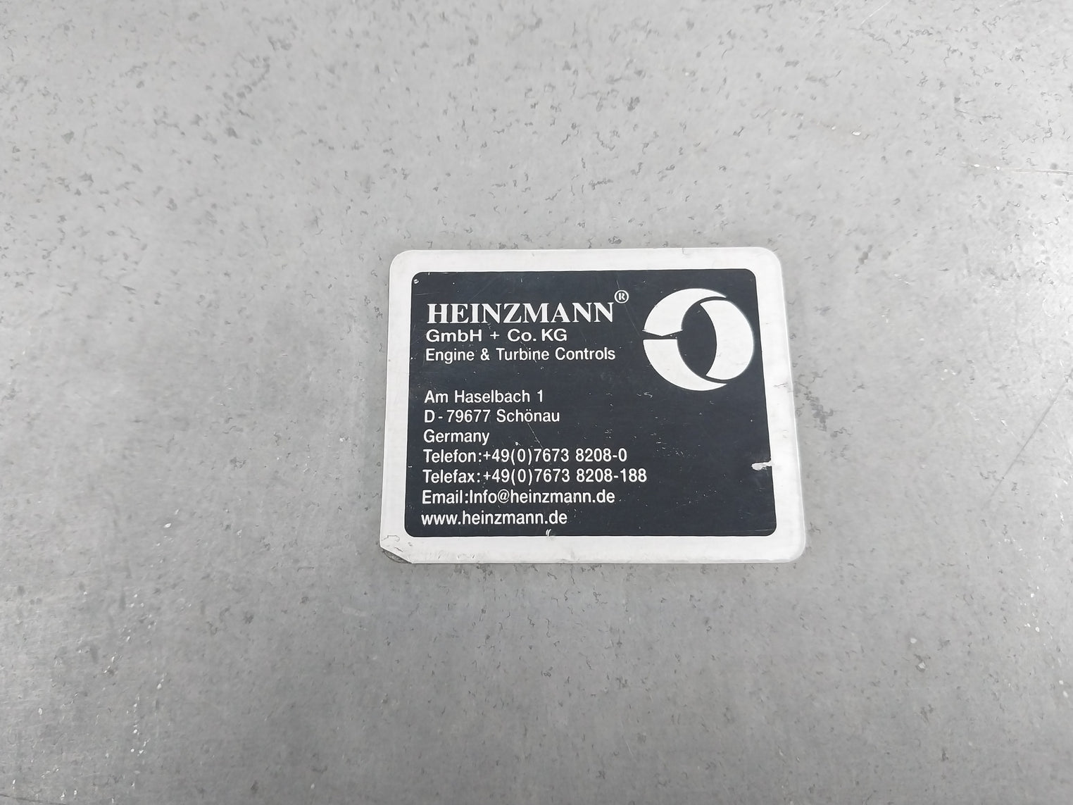 Heinzmann Dc901-03 04.0.33 Digital Control Governos Unit