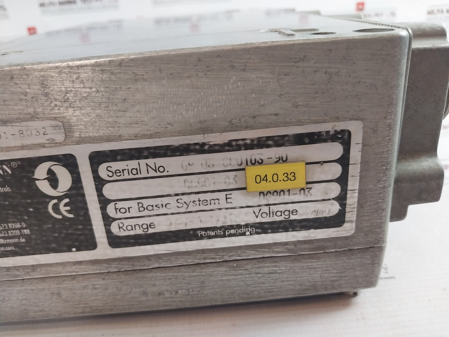 Heinzmann Dc901-03 04.0.33 Digital Control Governos Unit