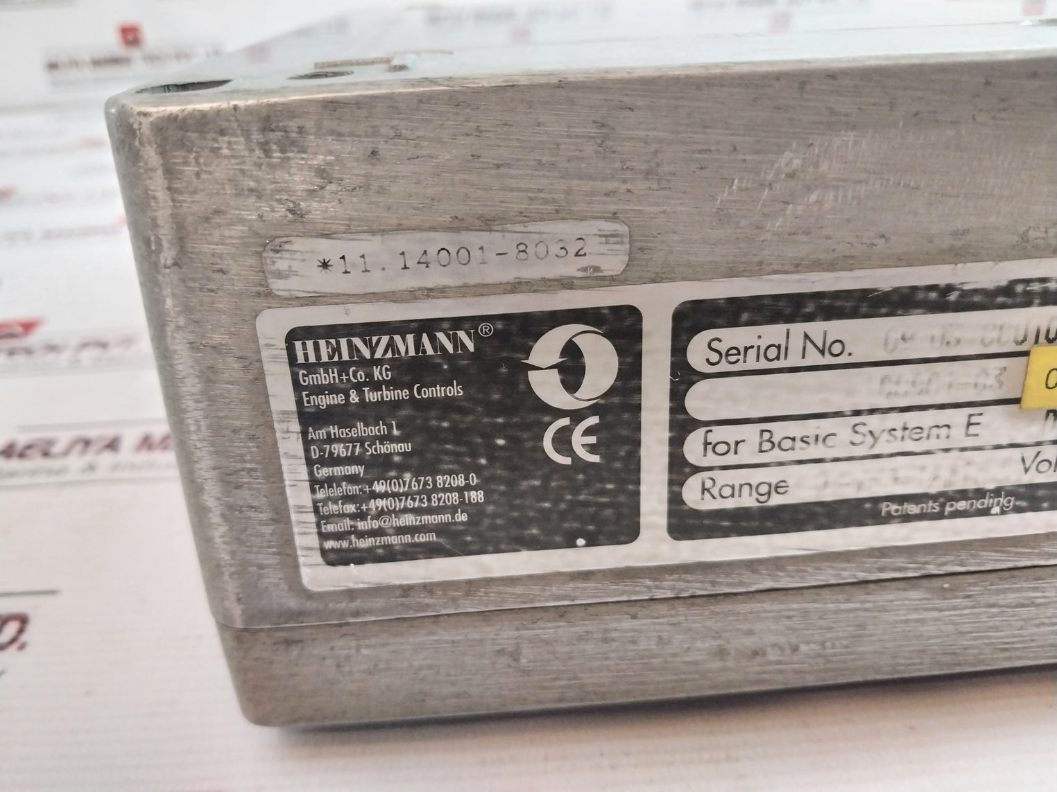 Heinzmann Dc901-03 04.0.33 Digital Control Governos Unit