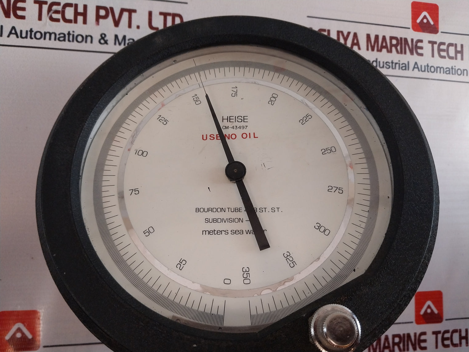 Heise Cm-43497 Pressure Gauge 0-350 Meters