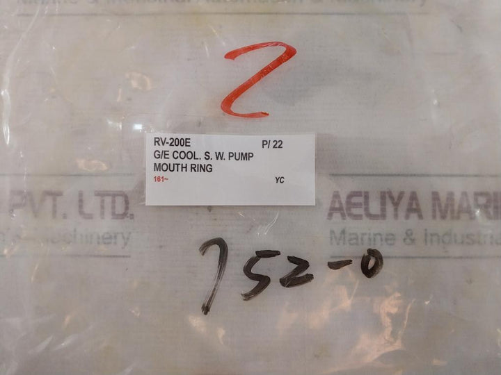 Heishin Pump Rv-200E Mouth Ring 161