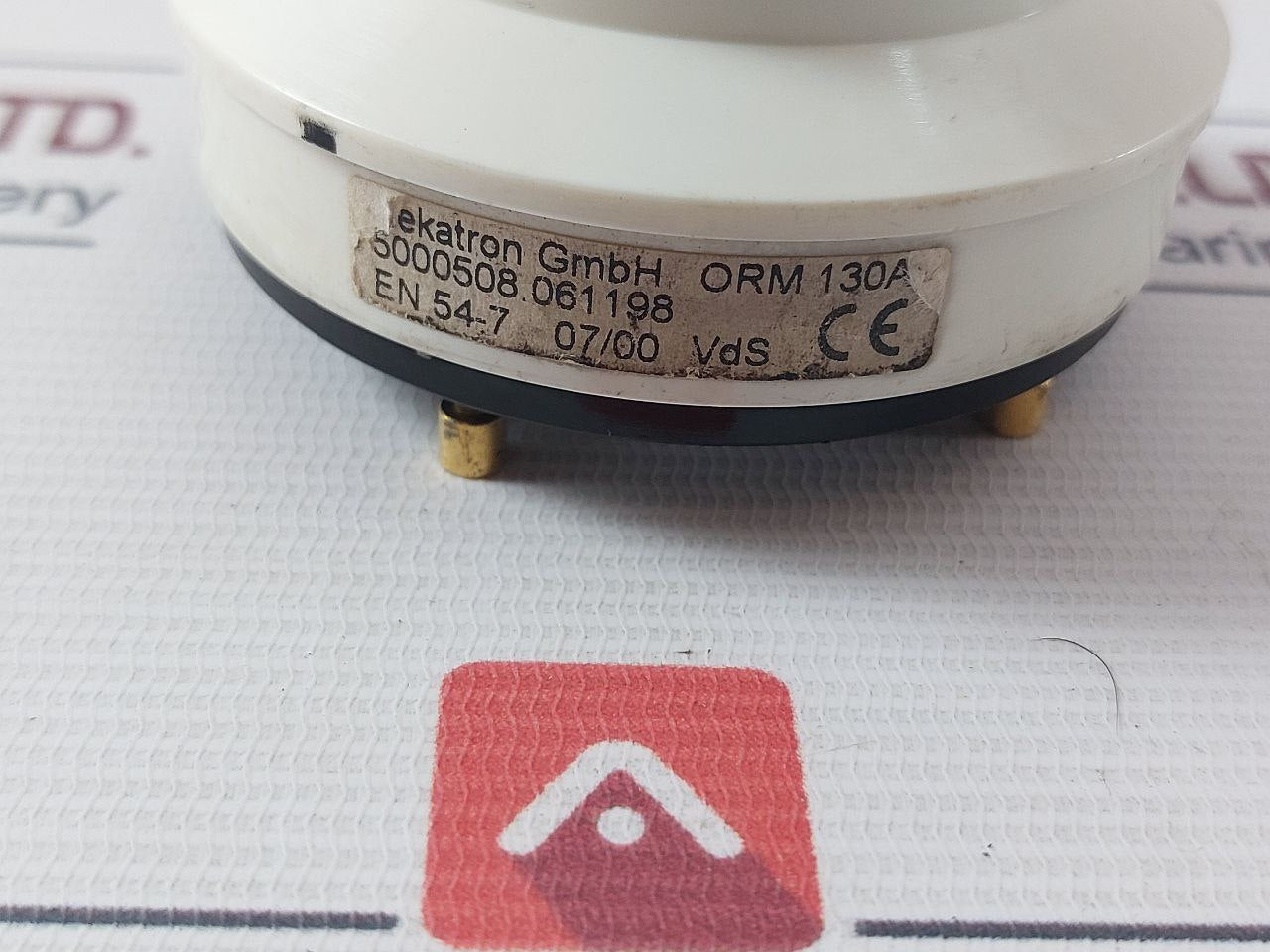 Hekatron Orm 130Ay Optical Smoke Detector Orm 130Ay