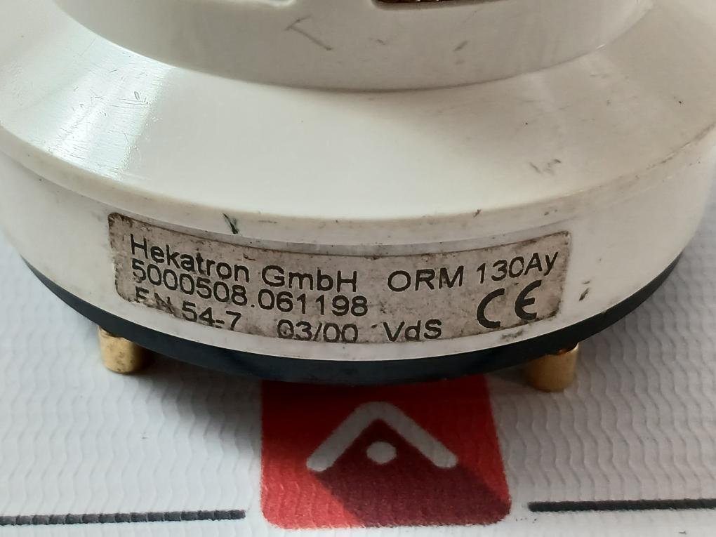 Hekatron Orm 130Ay Optical Smoke Detector En54-7 03/00Vds