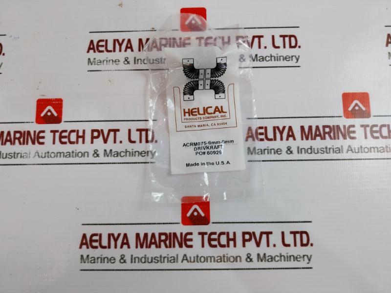Helical Acrm075-6Mm-6Mm Flexible Coupling For Propulsion System 631.10.40.136