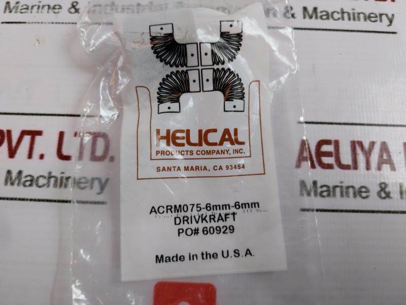 Helical Acrm075-6Mm-6Mm Flexible Coupling For Propulsion System 631.10.40.136