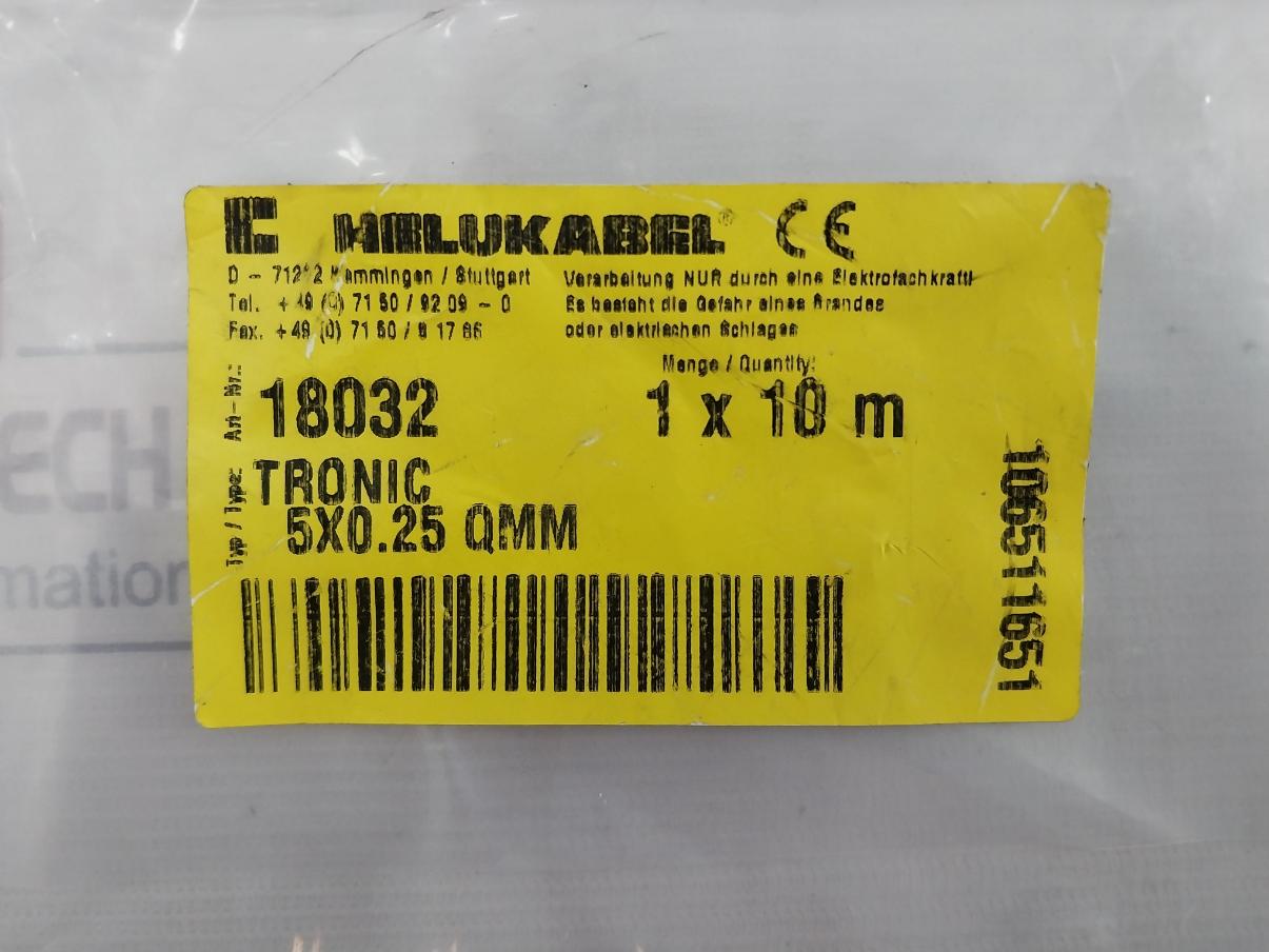Helukabel 18032 Flexible Data Cable 10M 500V Qmm/18032