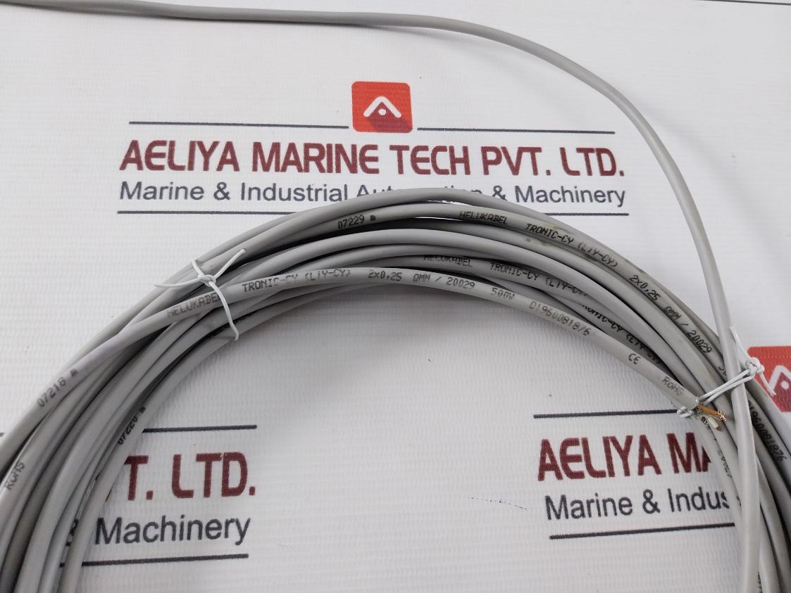 Helukabel Tronic-cy (Liy-cy) Cable 500V 15-meter 2X0,25 Qmm