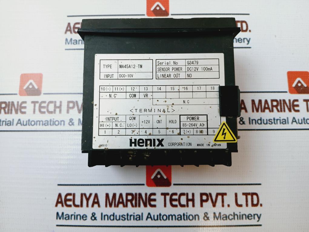 Henix Ma45A12-tm Temperature Controller Dc12V 100Ma