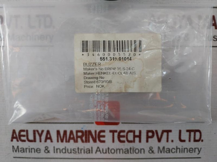 Henkel-ecolab Brp4535 S-24-c Buzzer 551.319.01014 3460005520