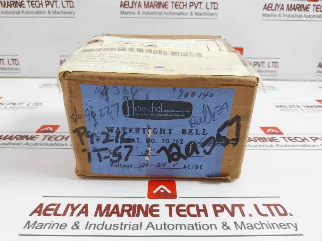 Henschel 20-162 Watertight Electric Security Bell 20-24V Ac/Dc