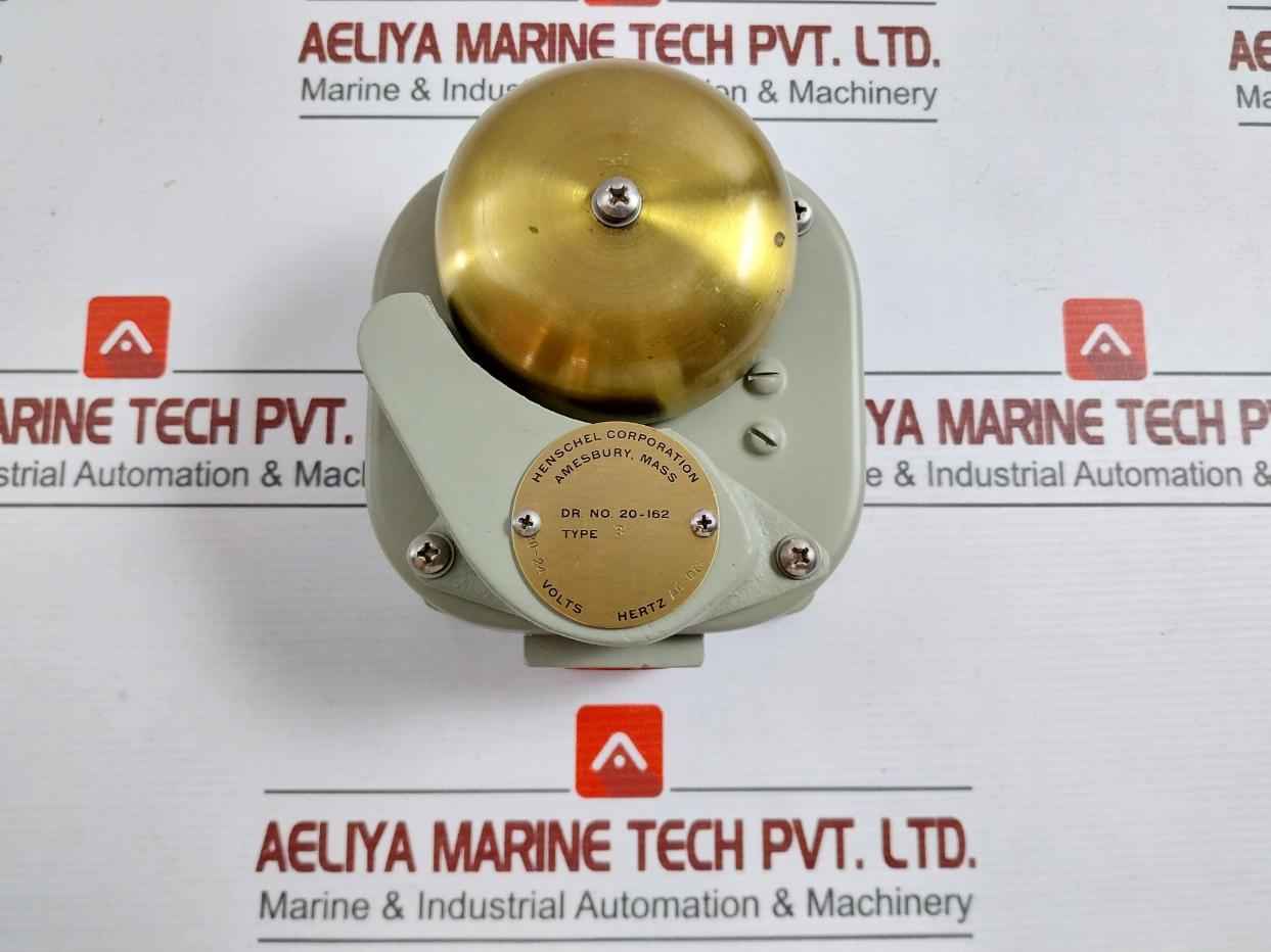 Henschel 20-162 Watertight Electric Security Bell 20-24V Ac/Dc