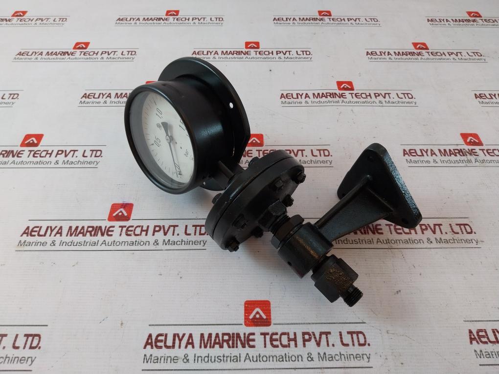 Henschen S 10136 P 0 To 1,6 Bar Pressure Gauge