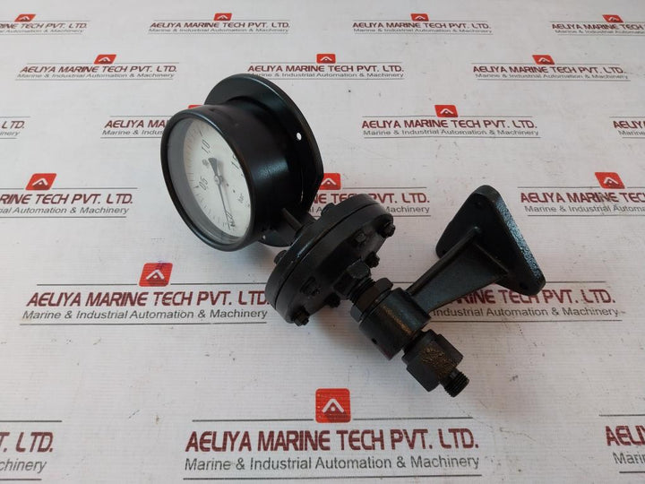 Henschen S 10136 P 0 To 1,6 Bar Pressure Gauge