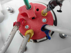 Hensel Ar 139 Ts Wall Socket With Din-rail Ip67