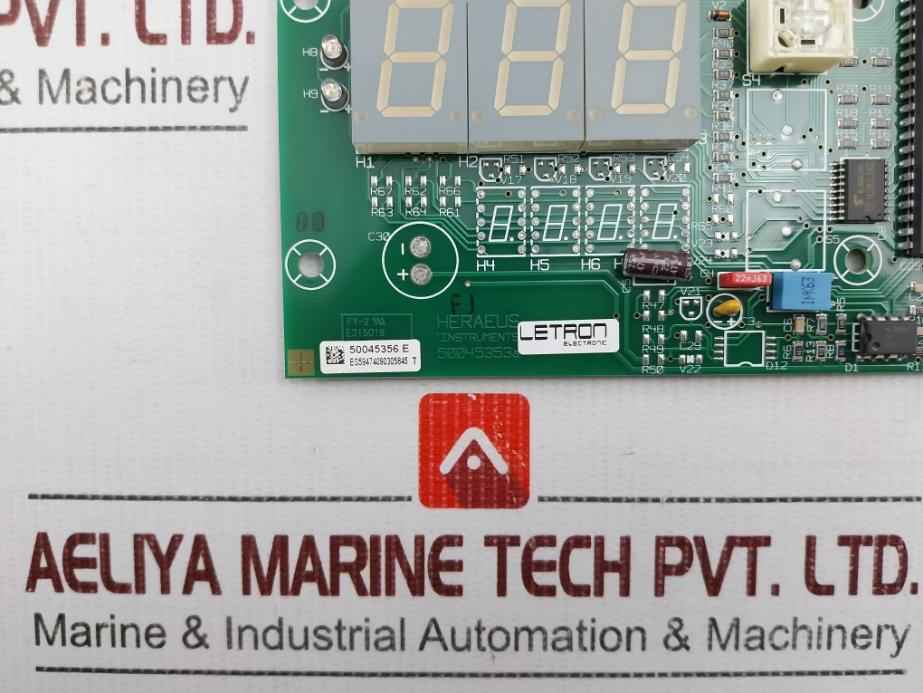 Heraeus Instruments 50045353A 3 Digit Led Control Board E315019
