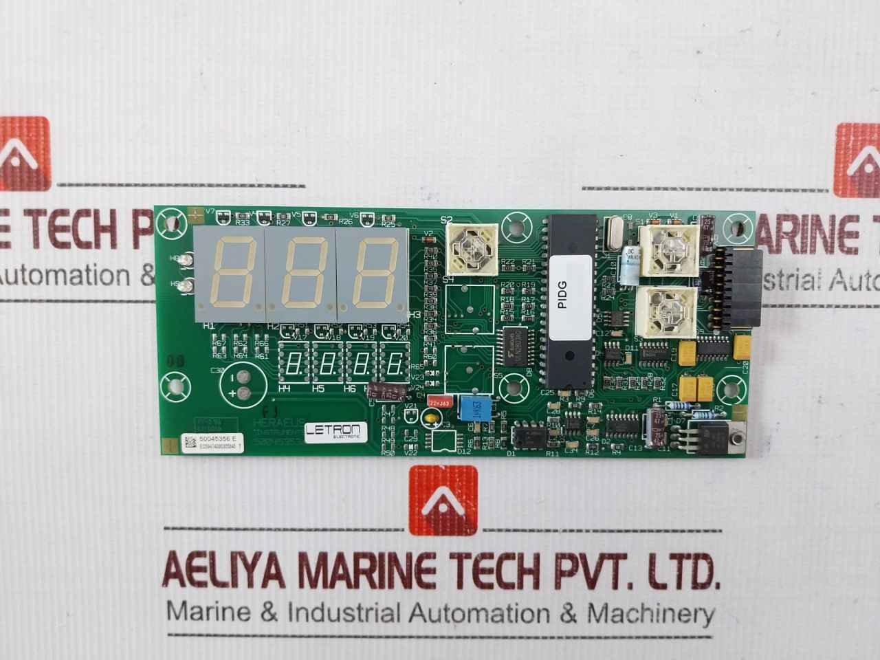 Heraeus Instruments 50045353A 3 Digit Led Control Board E315019