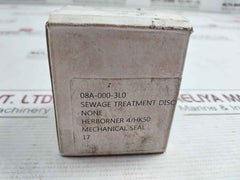 Herborner 17 Mechanical Seal For Sewage Treatment Discharging Pump 08A-000-3L0