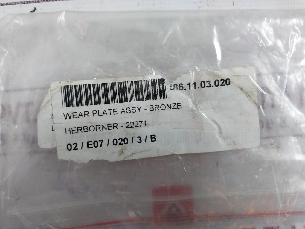 Herborner 22271 Bronze Wear Plate Assembly 586.11.03.020