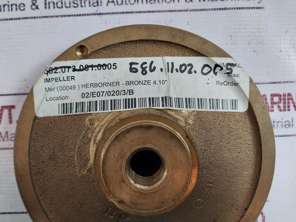 Herborner B3 Bronze Impeller, 4.10" 586.11.02.005