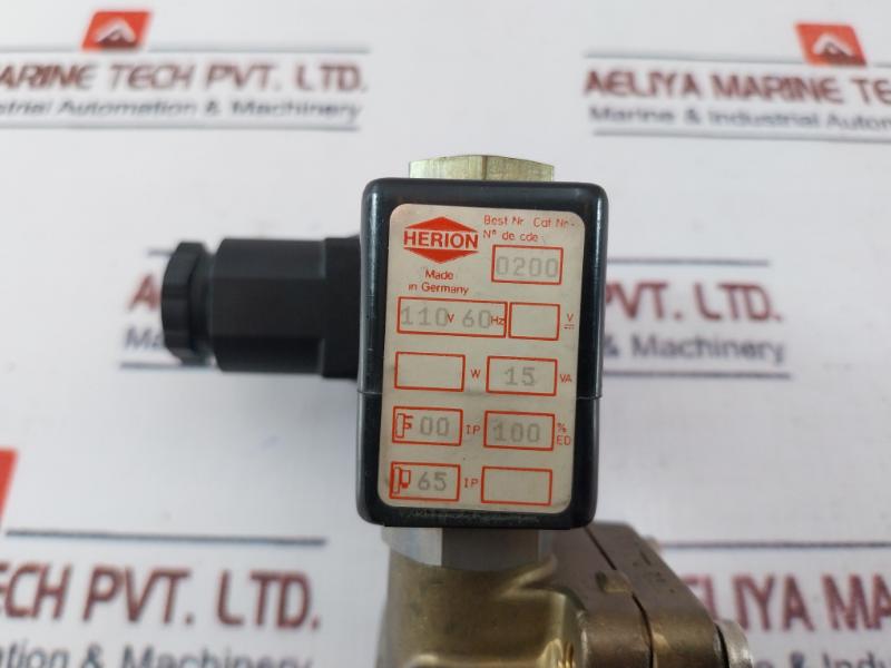 Herion 0200 Air Compressor Solenoid Valve 110V 60Hz 02H-000-028