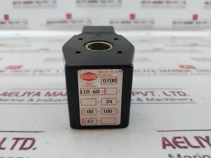 Herion 0700 Solenoid Valve Coil, 110V 60Hz, 24Va, Ip65