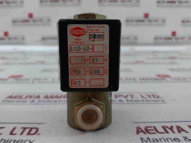 Herion 0700 Solenoid Valve Coil 110V 60Hz 27Va Ip65