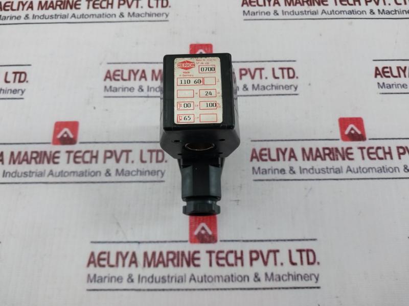 Herion 0700 Solenoid Valve Coil, 110V 60Hz, Ip65, 24Va