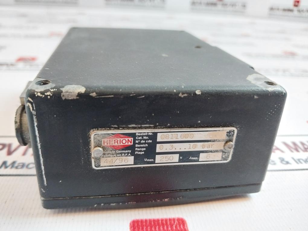 Herion 0811600 Pressure Switch 250v 6a