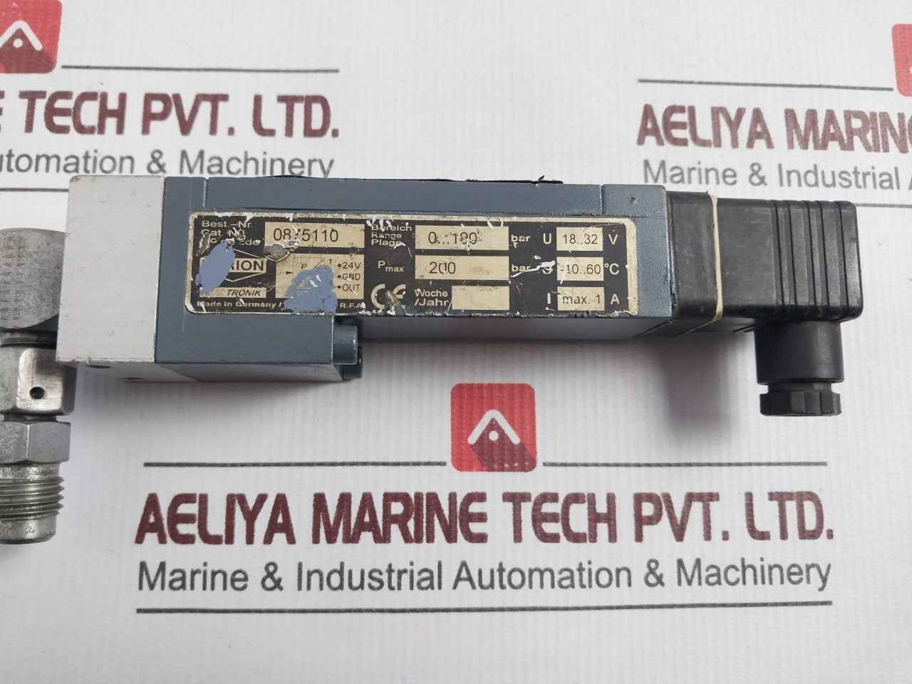 Herion 0875110 Electronic Pressure Switch 18-32V 0-100 Bar Max 1A