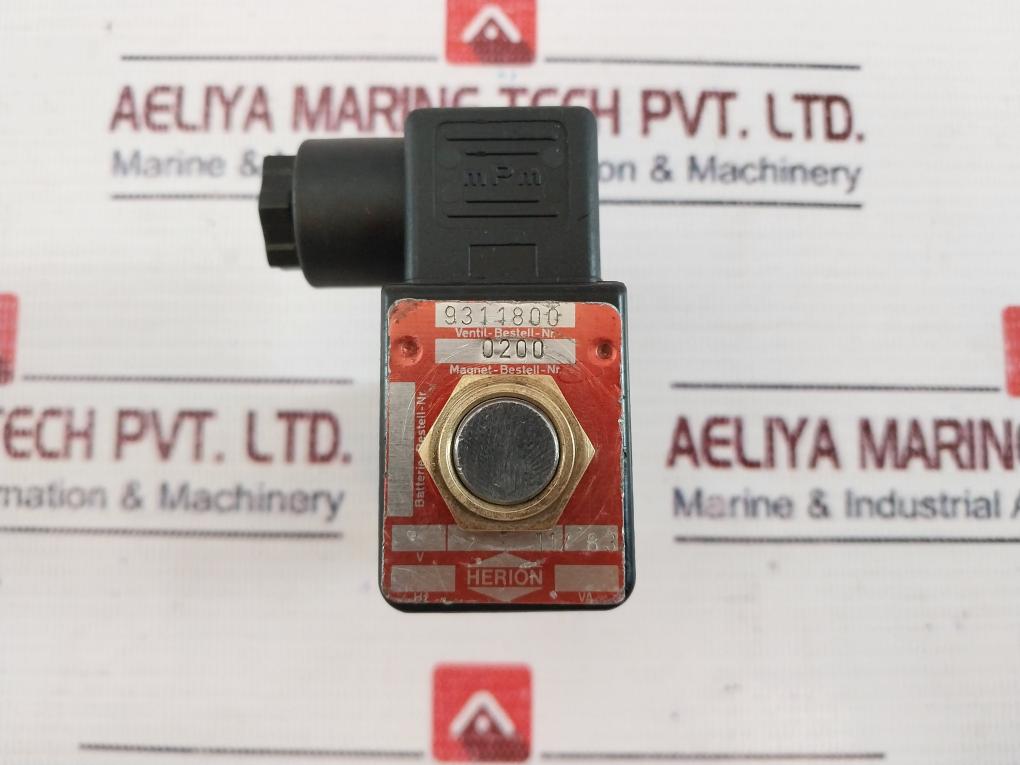 Herion 9311800 Air Compressor Solenoid Valve 220V 60Hz 18 VA