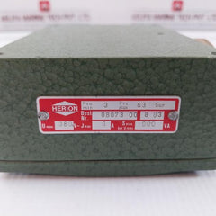 Herion Pressure Switch 63 Bar 08073 00
