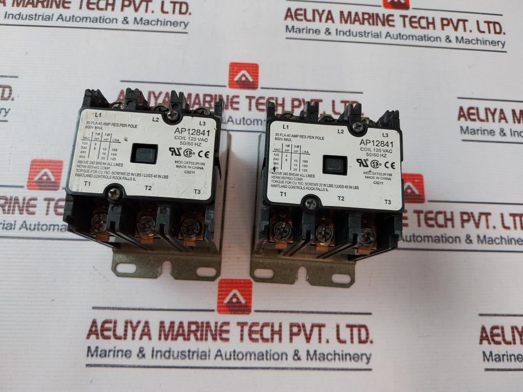 Herm.Refrig.Comp Ap12841 Contactor 120Vac