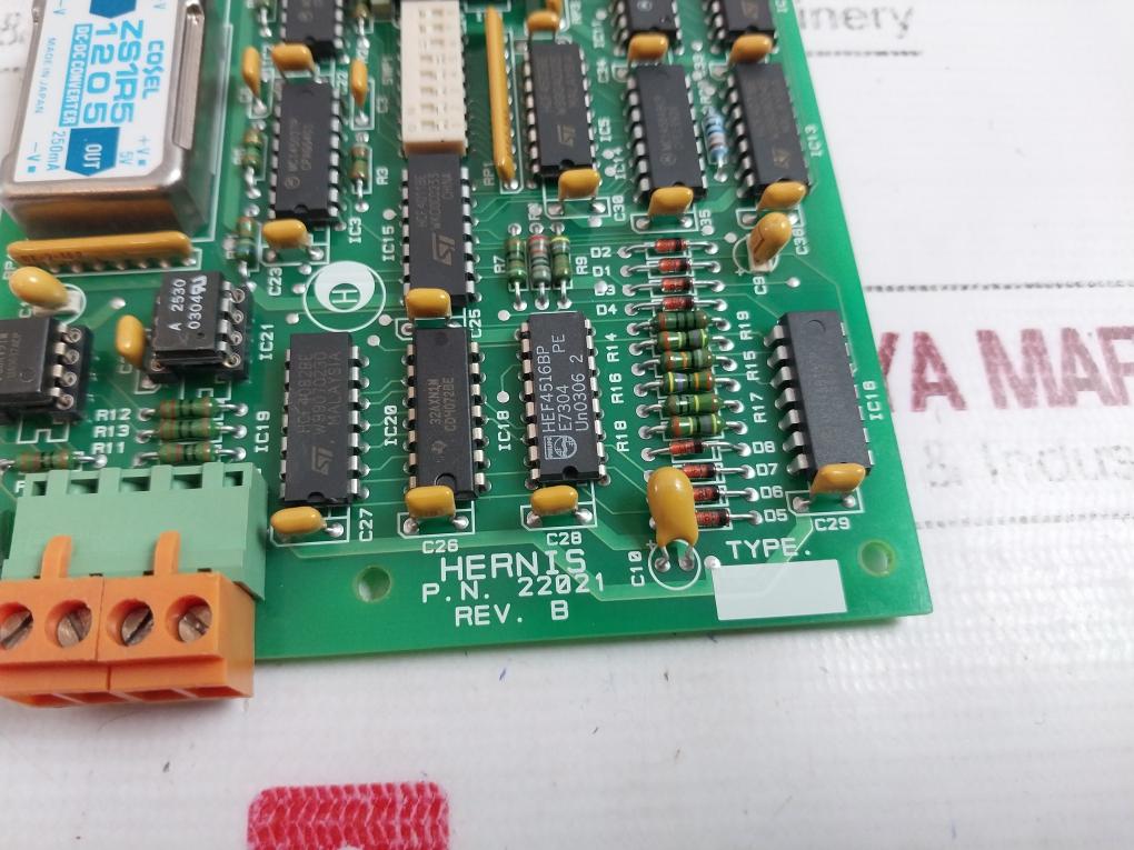 Hernis 22021 Printed Circuit Board Rev.b Type 2 Wk04220100001