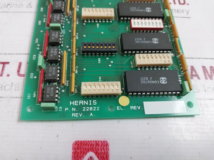 Hernis 22022 Printed Circuit Board 25629-1192-p2 Rev A