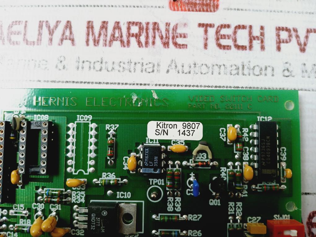 Hernis Electronics 22111 C Video Switch Card 5197