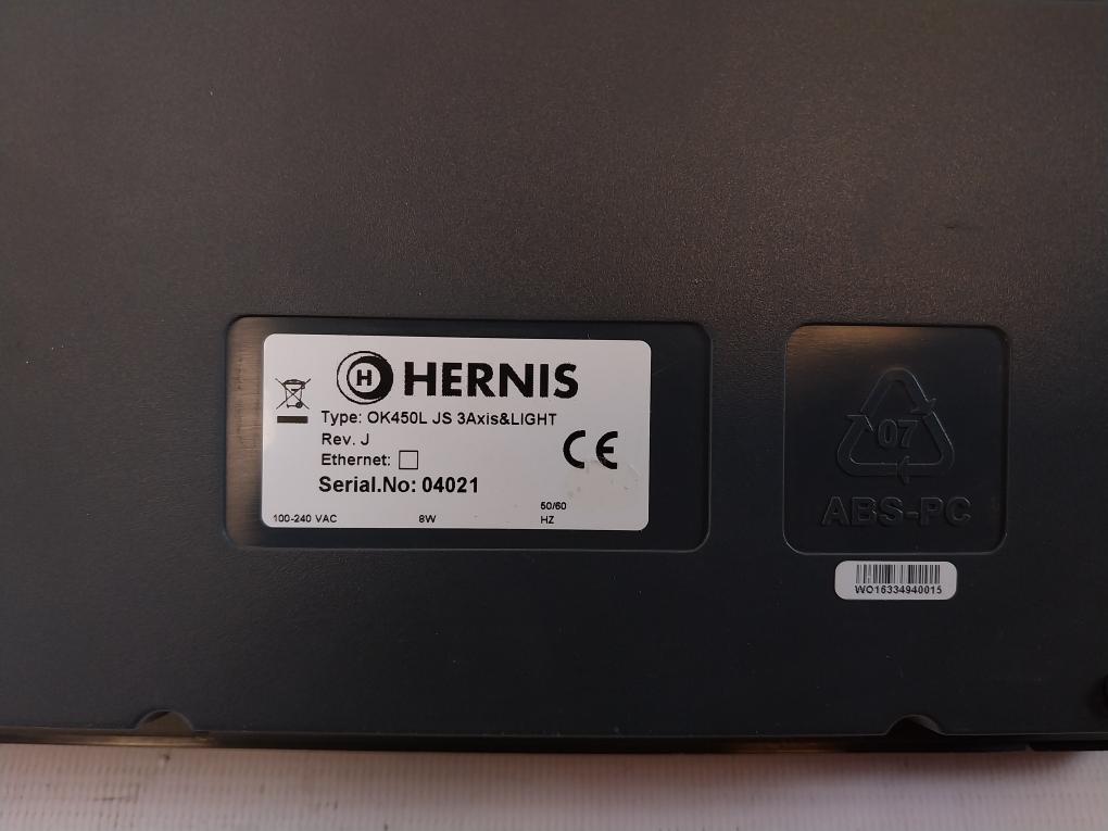 Hernis Ok450L Js 3Axis&Light Control Panel For Cctv Rev. J 100-240 Vac