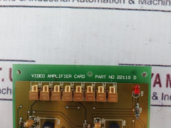 Hernis Scan Systems 22110 D Video Amplifier Card 14/91