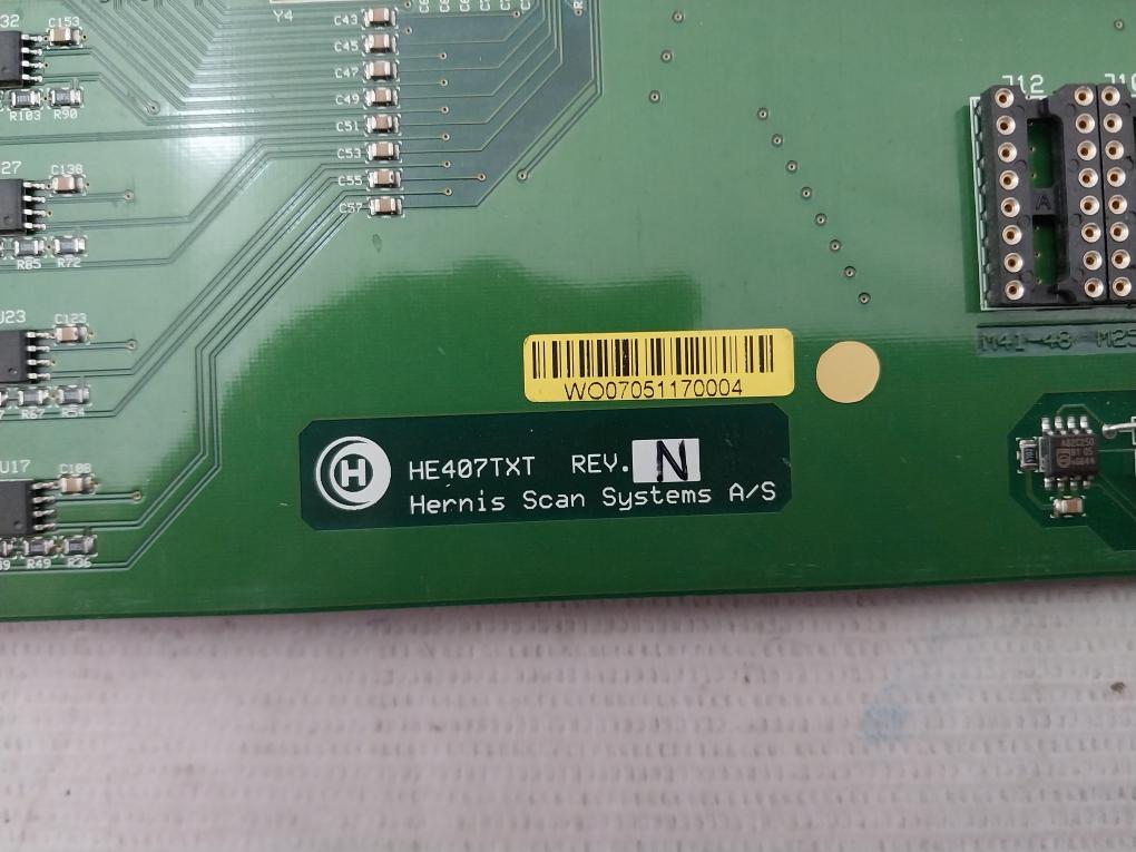 Hernis Scan Systems He400 Compact Matrix With Extension Card Rev A 90–264 Vac