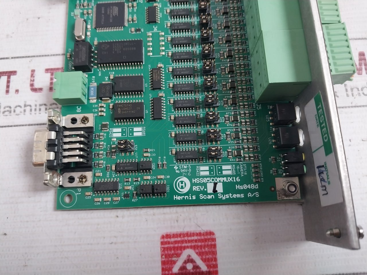 Hernis Scan Systems Hss05 Cctv Control Rack Module 90-264V Ac 10W 50/60Hz Rev: K