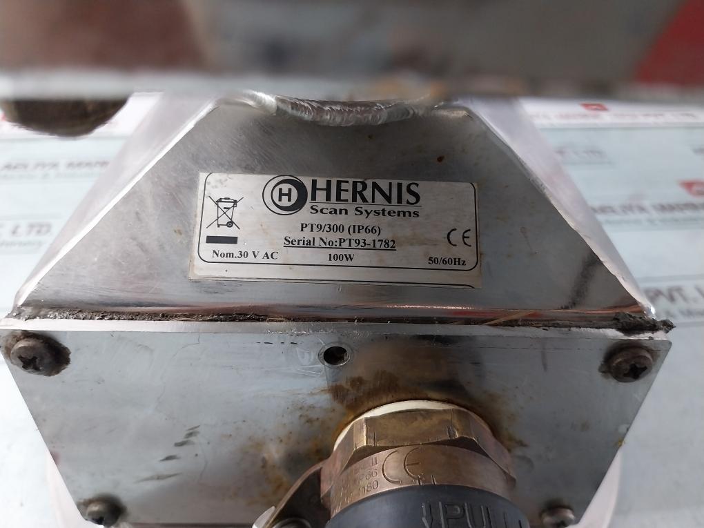Hernis Scan Systems Pt9/300 (Ip66) Cctv Camera Unit 416-rv-004