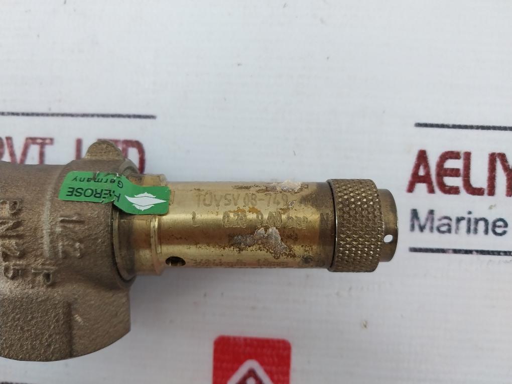 HEROSE 75069 G1/2 Inch Safety Valve PN25 763.05.00.023