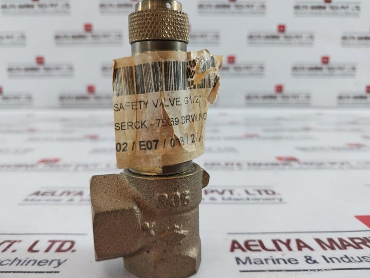 HEROSE 75069 G1/2 Inch Safety Valve PN25 763.05.00.023