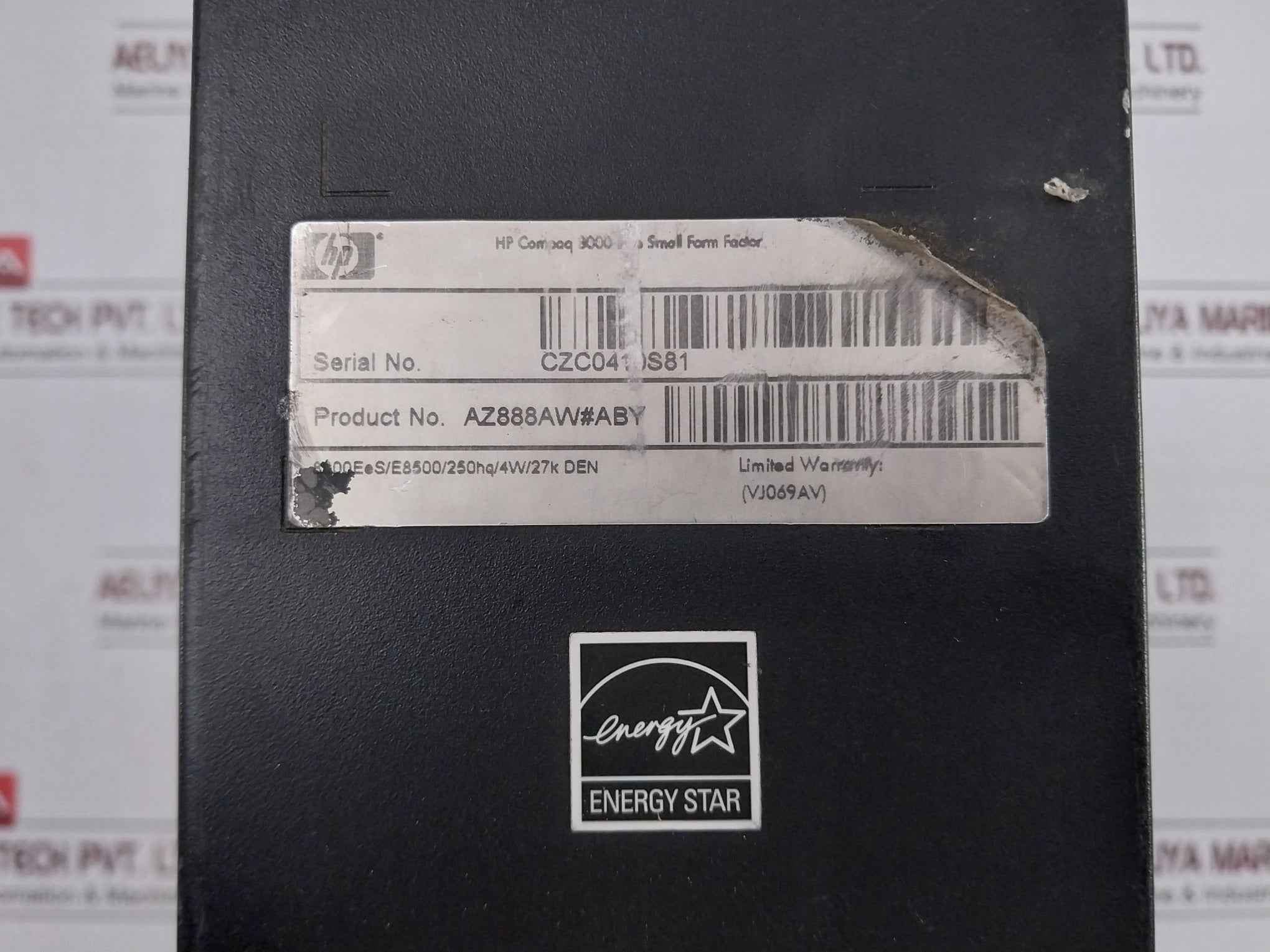 Hewlett-packard Az888Aw#Aby Elite Small Form Factor Hstnc-058P-sf