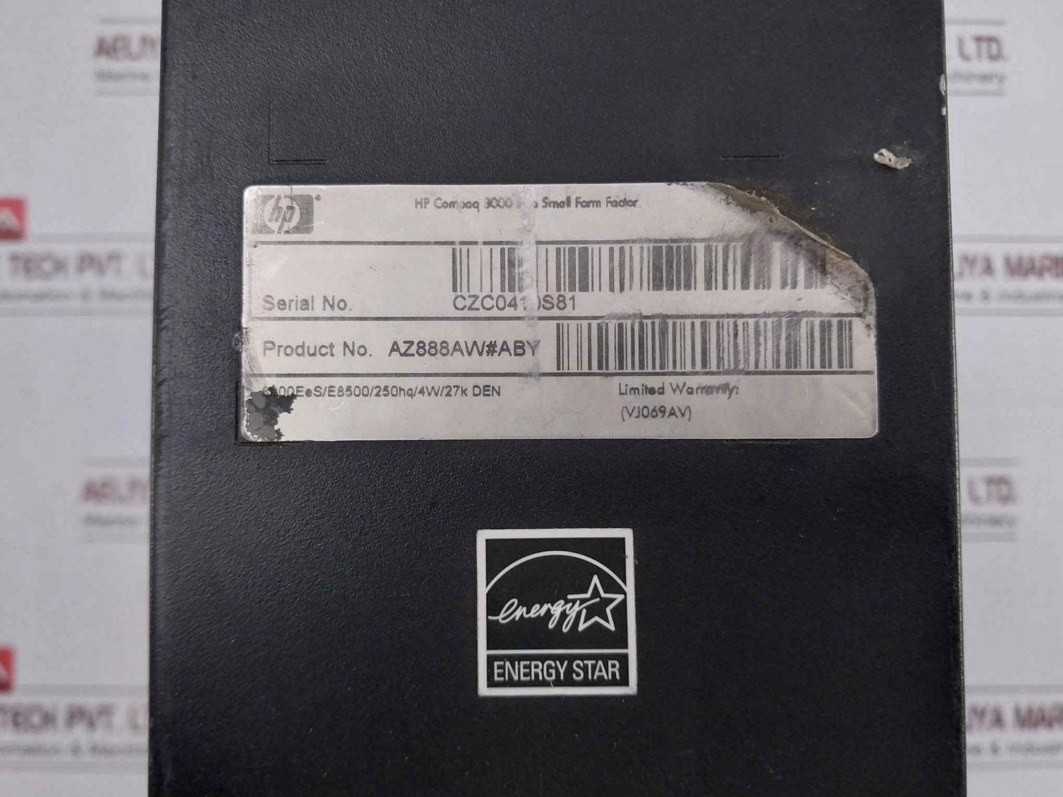 Hewlett-packard Az888Aw#Aby Elite Small Form Factor Hstnc-058P-sf