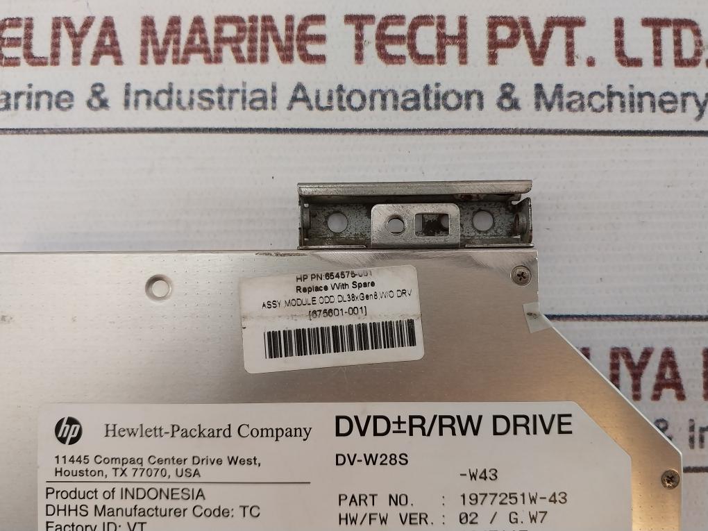 Hewlett-packard Dv-w28S Compact Disc Drive