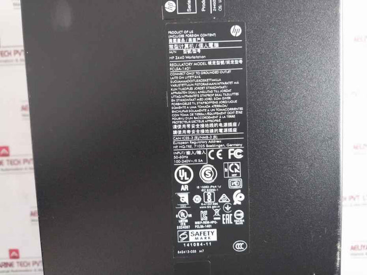 Hewlett-packard Z440 Workstation H92, P2014 100-240V/9.5A 50-60Hz 700W