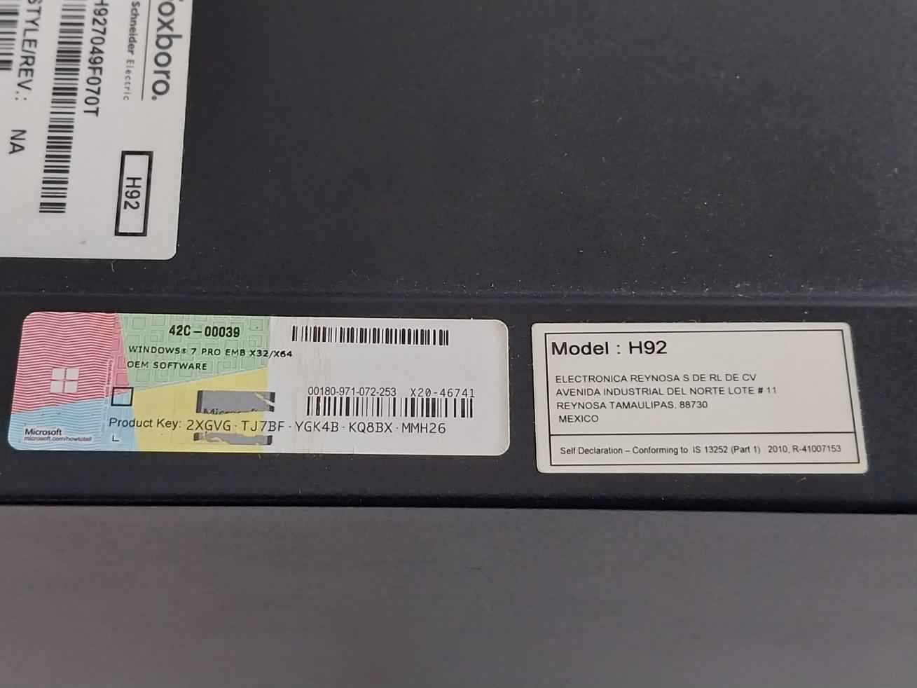 Hewlett-packard Z440 Workstation H92, P2014 100-240V/9.5A 50-60Hz 700W
