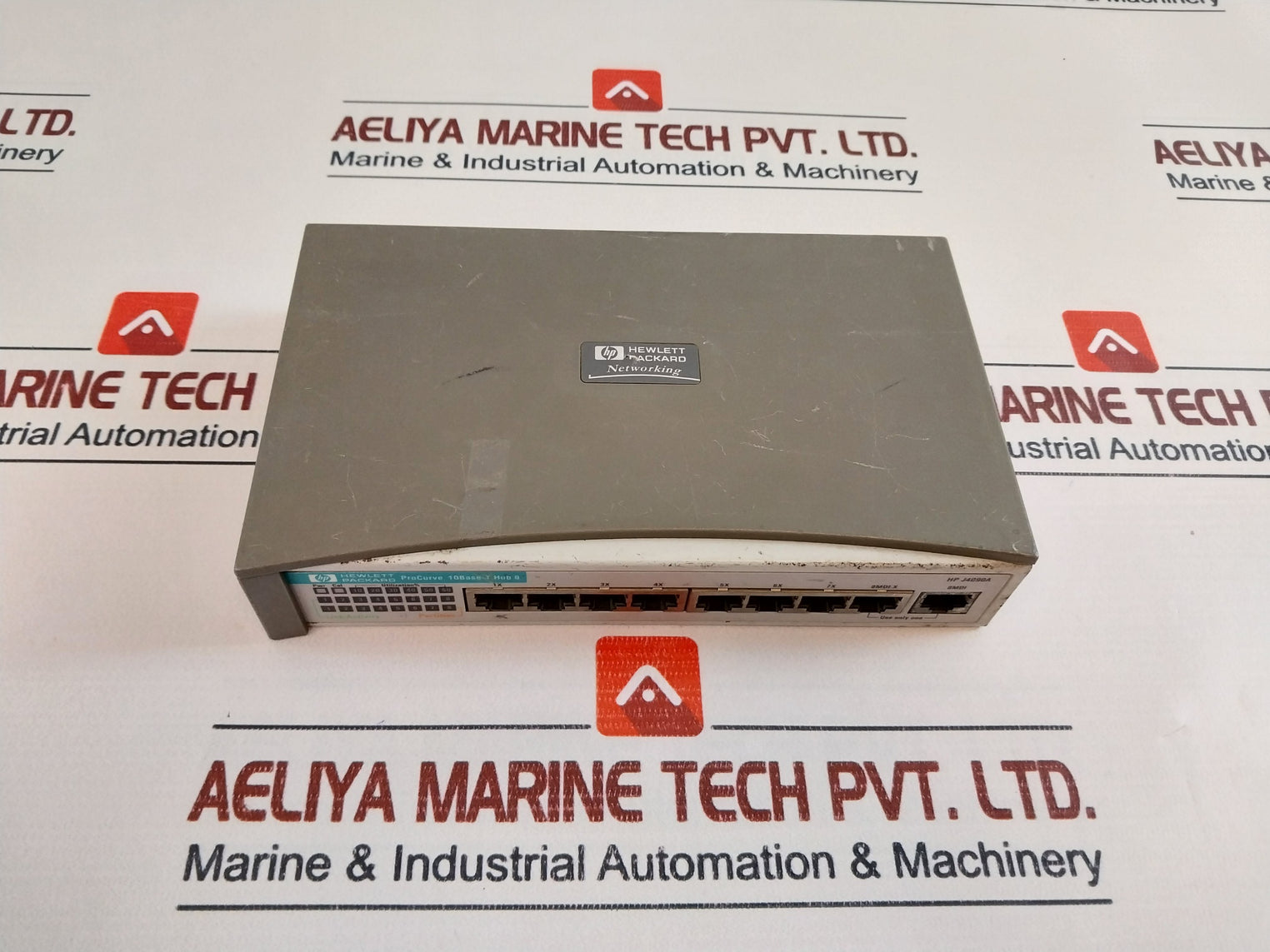 Hewlett Packard J4090-80011 10 Base-t Hub 8-port Ethernet Hub Hp J4090A